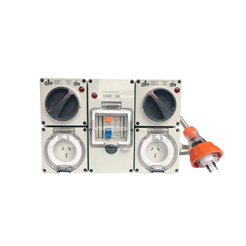 澳標(biāo)配電箱 IP66防水戶外工業(yè)壁掛式配電箱